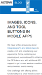 Mobile Screenshot of blog.altova.com