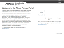 Tablet Screenshot of partner.altova.com